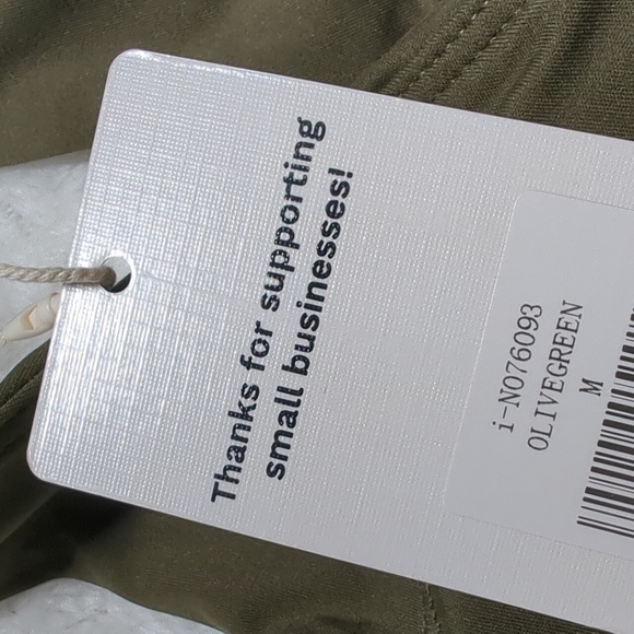 Fawnfit Long Length Lift Tank 2.0 With Built-In Bra In Olive Green - Picture 7 of 7